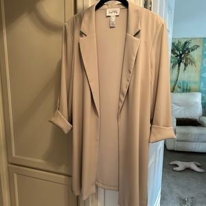 Joseph Ribkoff beige duster.
